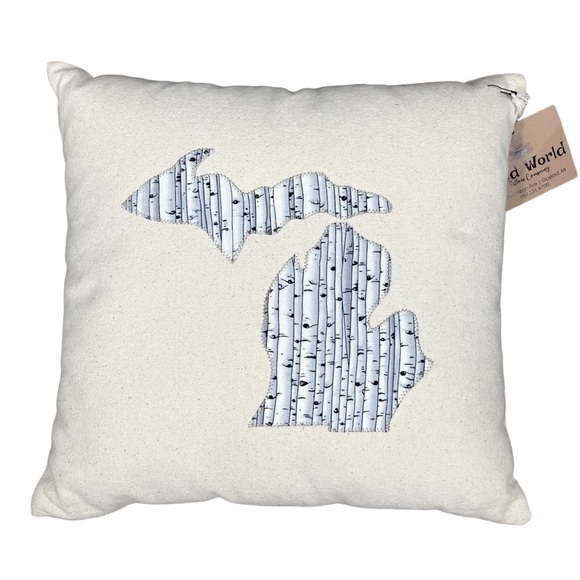 Other - Kind World Michigan Decorative Pillow